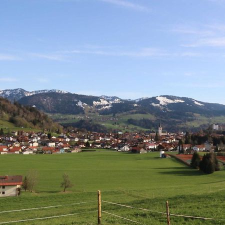 Exklusive Fewo Herrmann Im "Haus Hochgratblick" Oberstaufen Eksteriør bilde