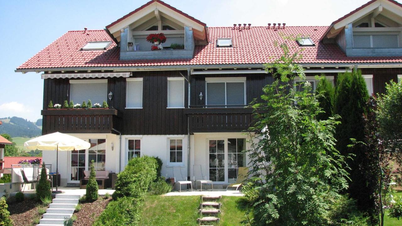 Exklusive Fewo Herrmann Im "Haus Hochgratblick" Oberstaufen Eksteriør bilde