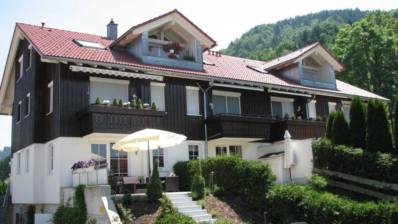 Exklusive Fewo Herrmann Im "Haus Hochgratblick" Oberstaufen Eksteriør bilde